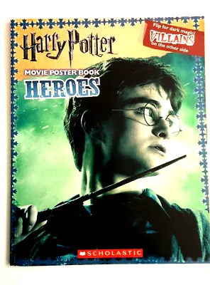 HARRY POTTER MOVIE BOOK ~ Portraits Of The Characters & Actors HEROES & VILLANS • $2.98