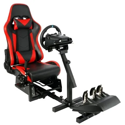 Hottoby Racing Simulator Cockpit With Fit Seat Logitech G923 G920 Thrustmaster • £266.99