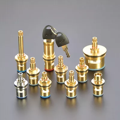 Tap Valve Cartridge Replacement Ceramic Disc Gland Quarter Turn Quick-Opening • £5.03