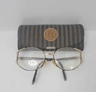 Vintage Fendi Glasses Frames Womens F19 Tiger Swirl 130 • $100