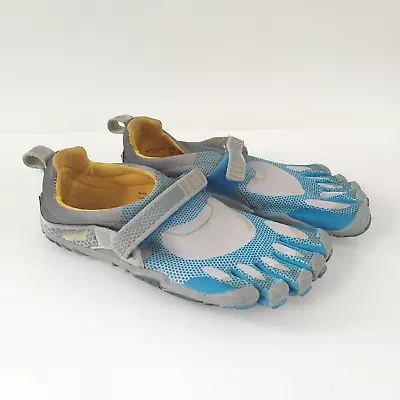 Vibram Fivefingers Shoes Womens 10.5-11 EU 42 Bikila Running Sneakers Blue W346 • $49.98