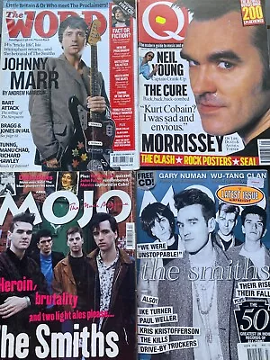 Mojo Q Word Magazines Smiths Morrissey Johnny Marr X 4 Bulk Lot • $30