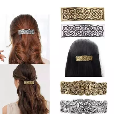 Retro Vintage Style Metal French Barrette Clip Hair Clasp Hair Accessories • £5.63