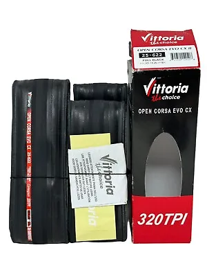 (2) Vittoria Open Corsa EVO CX 25-622 320TPI • $99.95