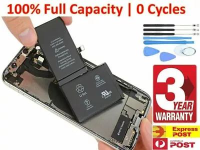 IPhone 13 12 11 X XR XS Max 6s 8 7 Plus Battery Replacement High Capacity + Tool • $16.87