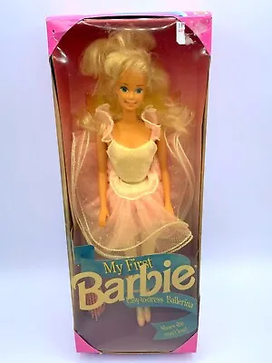 Nib Barbie Doll 1992 Easy To Dress My First Ballerina 2516 Box 1 • $9.99
