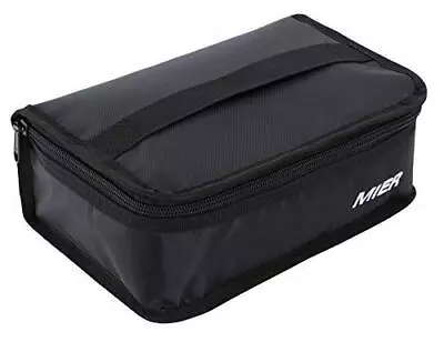 MIER Portable Thermal Insulated Cooler Bag Mini Lunch Bag For Kids Black • $14.09