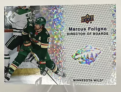 2023-24 Upper Deck Series 2 Marcus Foligno Director Of Boards SPARKLE #DB-8 • $4.49