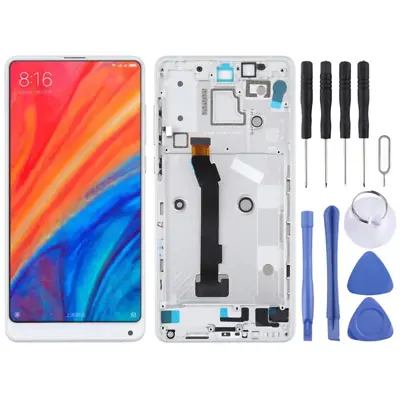 LCD Screen And Digitizer Full Assembly With Frame For Xiaomi MI Mix 2S(White) • $87.99