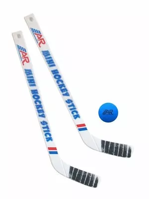 A&R Sports Mini Knee Hockey Stick Set 2 Sticks & 1 Sponge Ball • $19.99