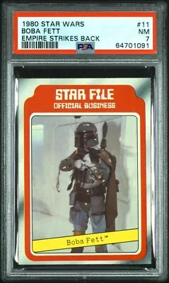 1980 Star Wars Empire Strikes Back #11 Boba Fett Psa 7 • $34.99