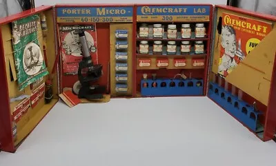 Porter Micro Chemcraft Lab Vintage Chemistry Set Science RARE • $447.97