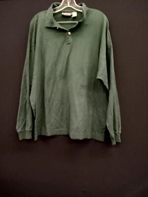 $18.80 • Buy Vintage Versace V2 Men's Green Long Sleeve Polo..sz Xl