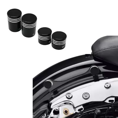 Hardware Docking Kit Cover 4 Caps Black For Harley Touring Road Glide 2009-2023  • $14.99