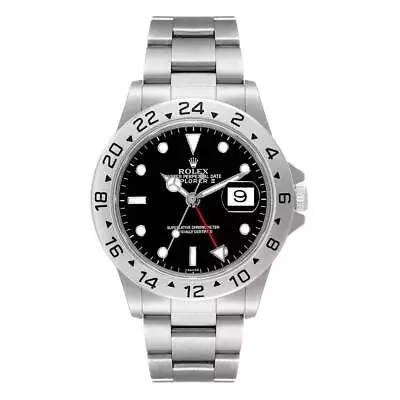 Rolex 40mm Explorer II Stainless Steel Wristwatch W/ Black Dial. (16570) • $8995