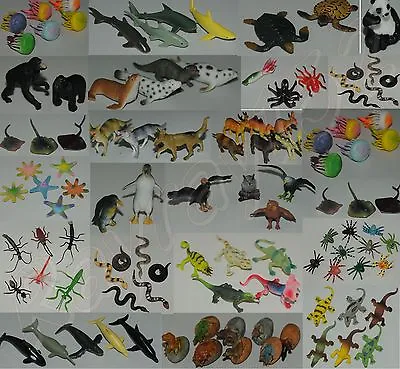 £2.41 • Buy Plastic Play Farm Zoo Wild Jungle Animals Bugs Insects Sealife Animals UK SELLER
