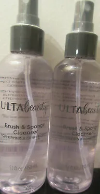 2 Ulta Makeup Beauty Brush Sponge Cleanser Cleaner Spray Bath 5.1 Oz Each • $15