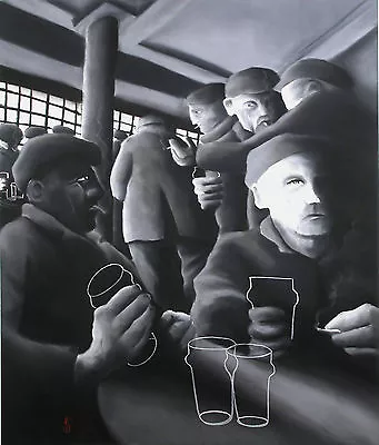 £157.50 • Buy Mackenzie Thorpe  Where's All The Beer Gone  Hand Signed Numbered Lithograph Art