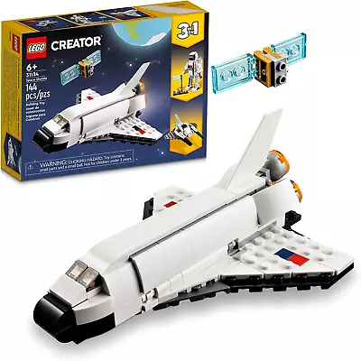 $16.59 • Buy LEGO Creator 3 In 1 Space Shuttle 31134 Astronaut Figure Spaceship Building 2023