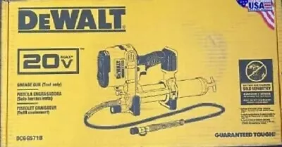 DEWALT DCGG571B X 20V MAX Cordless Grease Gun Variable Speed NEW IN BOX TOOLS 42 • $158.99