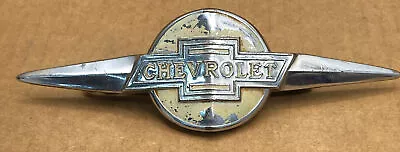 $135 • Buy Vintage 1930s Chevy Chevrolet Master Bowtie Hood Truck Grill Badge Emblem