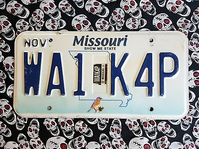 2011 Missouri Auto Vehicle Car Truck License Plate WA1 K4P • $13.99