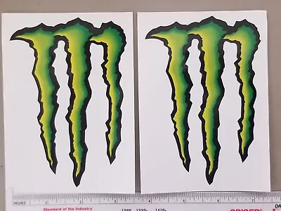 (2) MONSTER ENERGY Stickers Motocross Mx Sx AHRMA SUPERCROSS GNCC Pit Bike AHRMA • $5