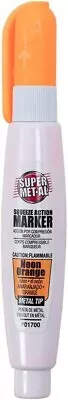 Super Met-al #1700 Squeeze Action Metal Tip Neon Orange Paint Marker • $8.85