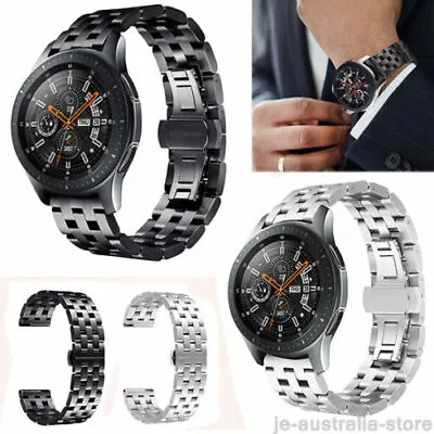  For Samsung Galaxy Watch 3 4 5 /Active 1 2 / S3 Stainless Steel Watch Band Stra • $19.99