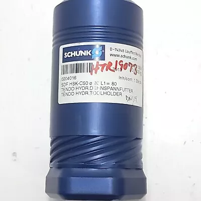 Schunk SDF HSK-C50 20mm L1=80 0204016 Tool Holder Pre-Owned Fast Free Shipping • $122.09