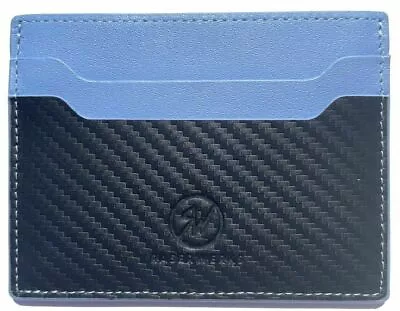 Motorsport Wallet - Slim Carbon Fiber Leather Card Case With RFID Protection • $16.75