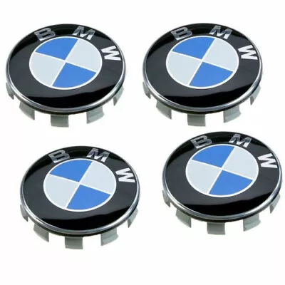 For BMW ALLOY WHEEL CENTRE CAPS E30E36E46E92 13567X5 X6 M3 Z4 68mm X4pcs • $12.51