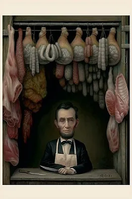 Mark Ryden  The Meat Shop  Official Porterhouse Microportfolio Print  • $40