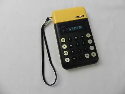 Vintage Yellow OMRON 86 Calculator Tested And Working • $22.95