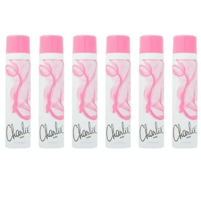 Revlon Charlie Body Spray Pink X 6 • £10.66