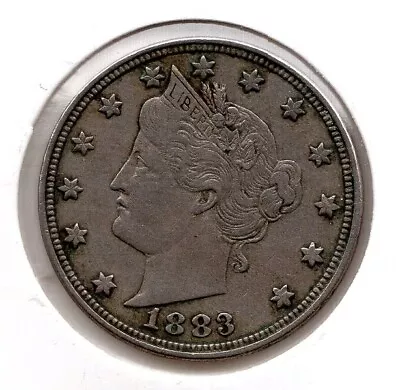 1883 No Cents Liberty Head V Nickel (CO329) • $13.99