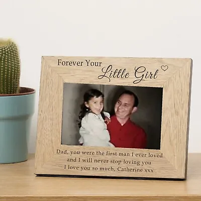 Father Of The Bride Personalised Gift Wedding Present 7  X 5  Photo Frame • £19.99