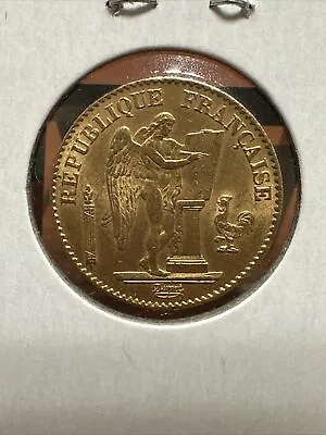 1875 France 20 Francs .900 Gold Coin - 6.45 Grams • $495