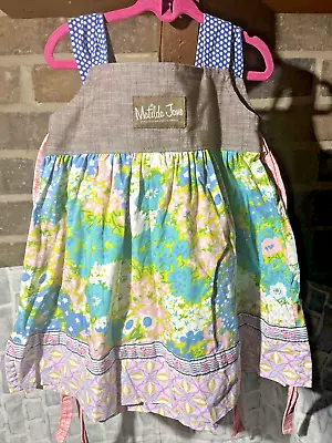 Matilda Jane 2 Character Counts Broadway Knot Dress Multicolor / Excellent Cond. • $20.97