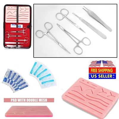 Practice Suture Kit With Pad  For Medical Students Training And Veterinary • $16.99