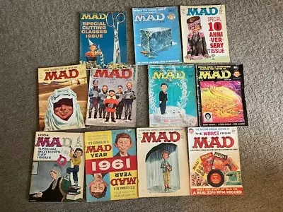 Lot Of Misc. Mad Magazines 1959- 1962 • $100
