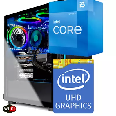 12th Gen Intel Core I5 12400 16GB RAM SSD Desktop PC Computer Tower Gaming Home • $820