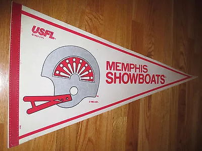1982 USFL MEMPHIS SHOWBOATS 30  Pennant • $45