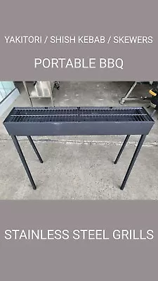 New Portable Charcoal Bbq Yakitori Hibachi Skewers Grill - Stainless Steel Grill • $99