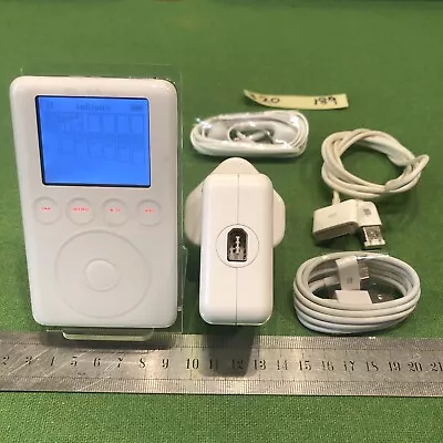 £114.99 • Buy Apple IPod A1040 Classic 3rd Gen. 20GB, 2003 Wolfson DAC, New Battery.