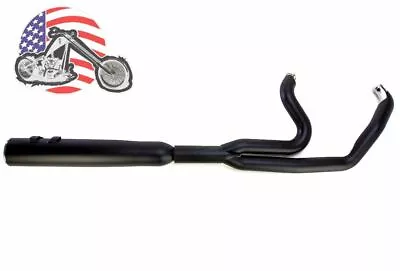 Black Cobra PowrFlo Power Flo 2-into-1 Exhaust Pipe System Header Harley Touring • $856.26