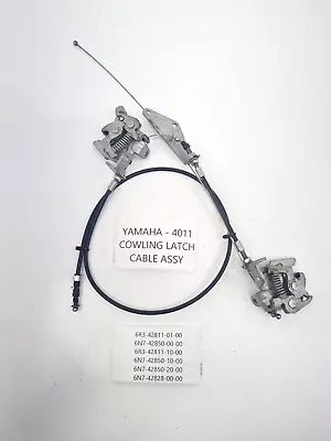 GENUINE Yamaha Outboard Engine Motor COWLING LATCH CABLE ASSEMBLY 115HP - 250HP • $66.42