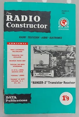 The Radio Constructor Magazine MARCH 1961 • £3.99