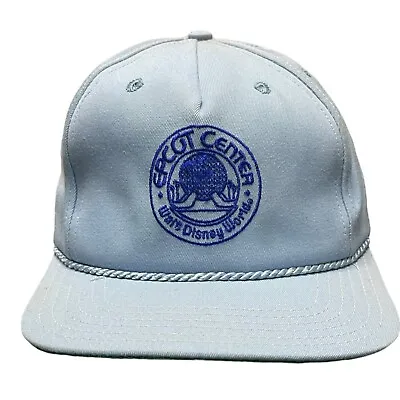 Vintage Walt Disney World Hat 1982 Epcot Center Cap Made In USA Snapback FLAW • $15.96
