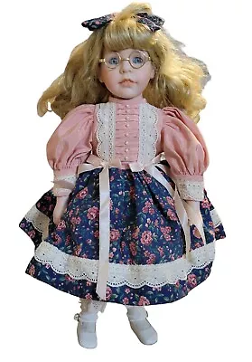 Goebel Carol Anne Musical Porcelain Doll 18  Sondra 1989 Ltd Edition • $19.99